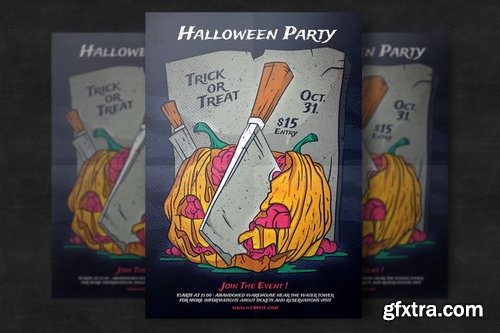 Halloween Party Flyer Templates 3