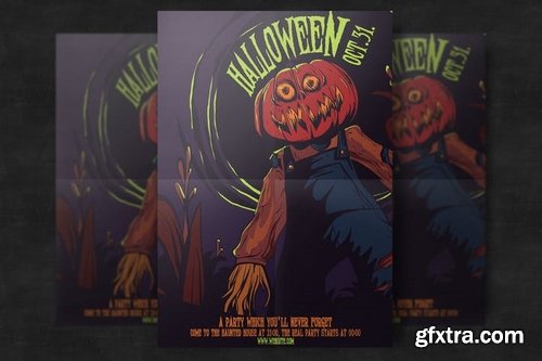 Halloween Party Flyer Templates 3