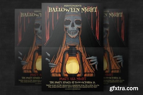 Halloween Party Flyer Templates 3