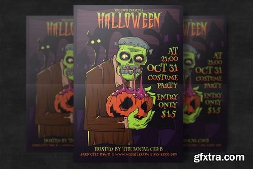 Halloween Party Flyer Templates 3