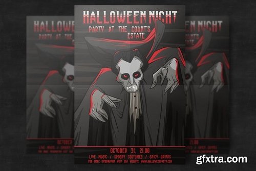 Halloween Party Flyer Templates 3