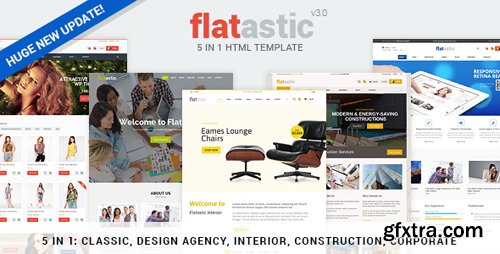 ThemeForest - Flatastic v3.0 - Premium Versatile HTML Template - 7221813