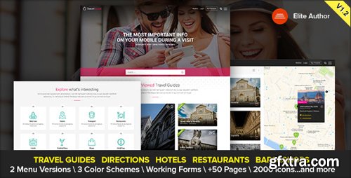 ThemeForest - TRAVELGUIDE v1.2 - Travel Guides, Places and Directions - 17323444
