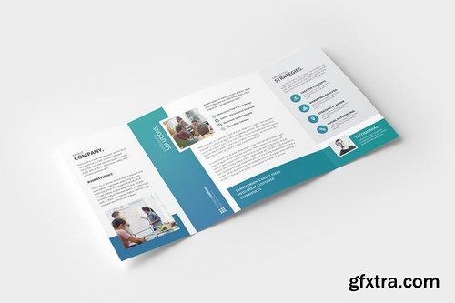 Square Gatefold Brochure