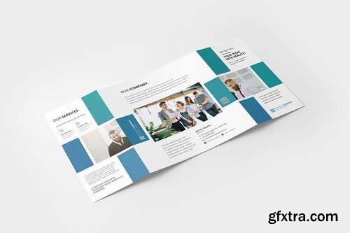 Square Gatefold Brochure