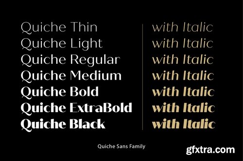 CM - Quiche Sans Font Family 2975725