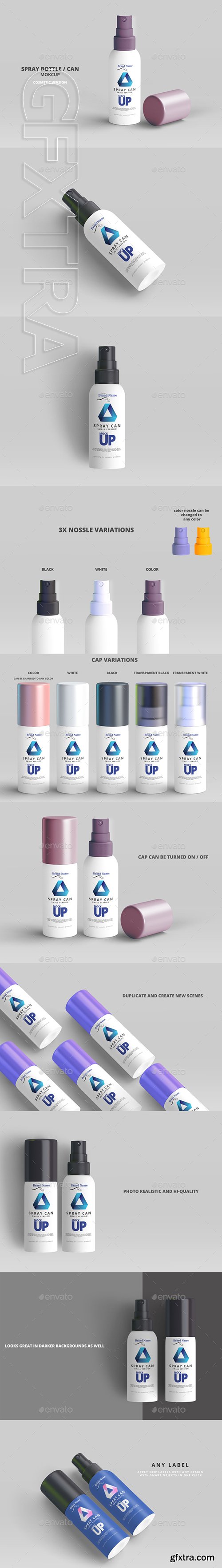 GraphicRiver - Cosmetic Spray Can Mockup 22545246