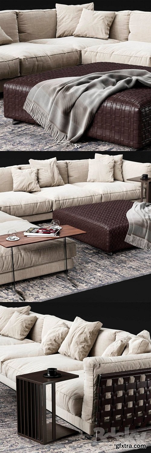 FLEXFORM CESTONE Corner Sofa