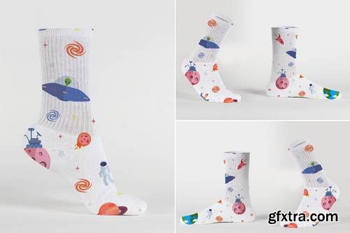 Unisex Socks Mockup