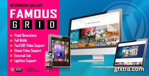 CodeCanyon - Famous v1.0 - Responsive Image And Video Grid Gallery WordPress Plugin - 22590449