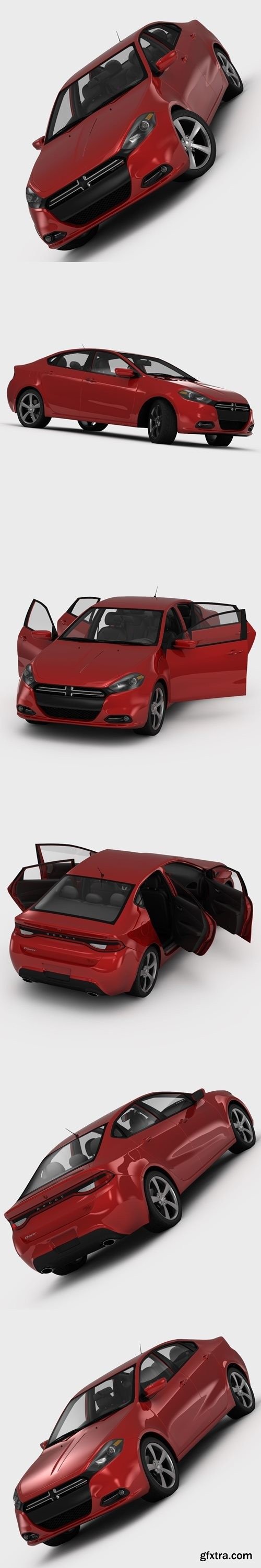 Dodge Dart RT 2013 3D Model