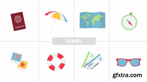 Videohive Flat Design Icons 20552114