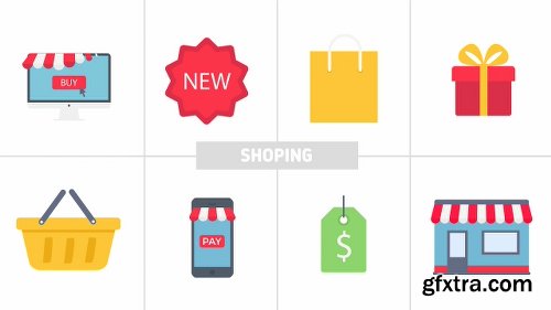 Videohive Flat Design Icons 20552114