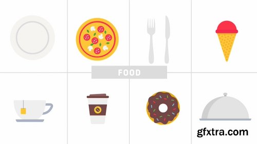 Videohive Flat Design Icons 20552114