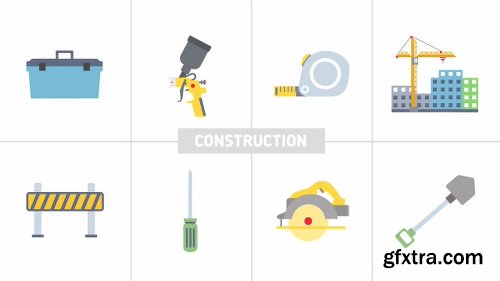 Videohive Flat Design Icons 20552114