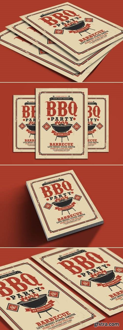 BBQ Party Flyer