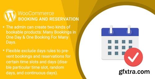 CodeCanyon - Booking And Reservation Plugin for WooCommerce v1.0.0 - 20655268