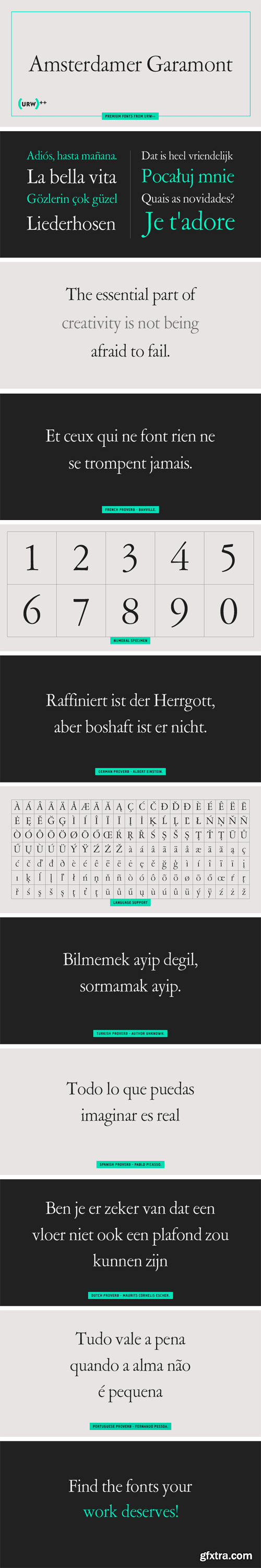 Amsterdamer Garamont Font Family