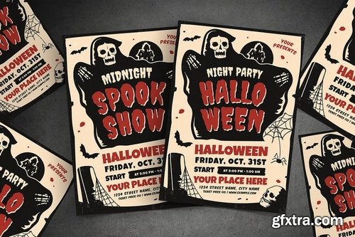 Halloween Party & Show Flyer