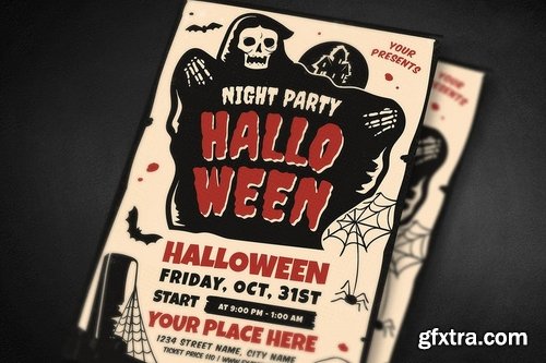 Halloween Party & Show Flyer