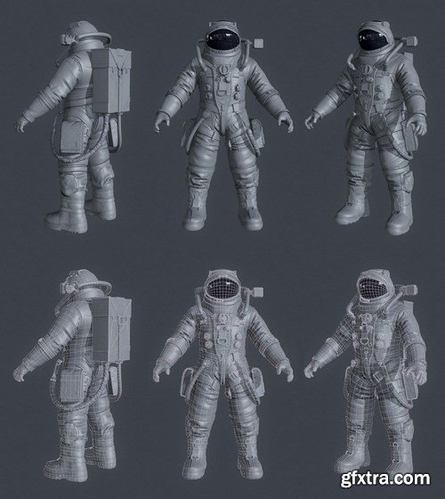 Astronaut 3D Model