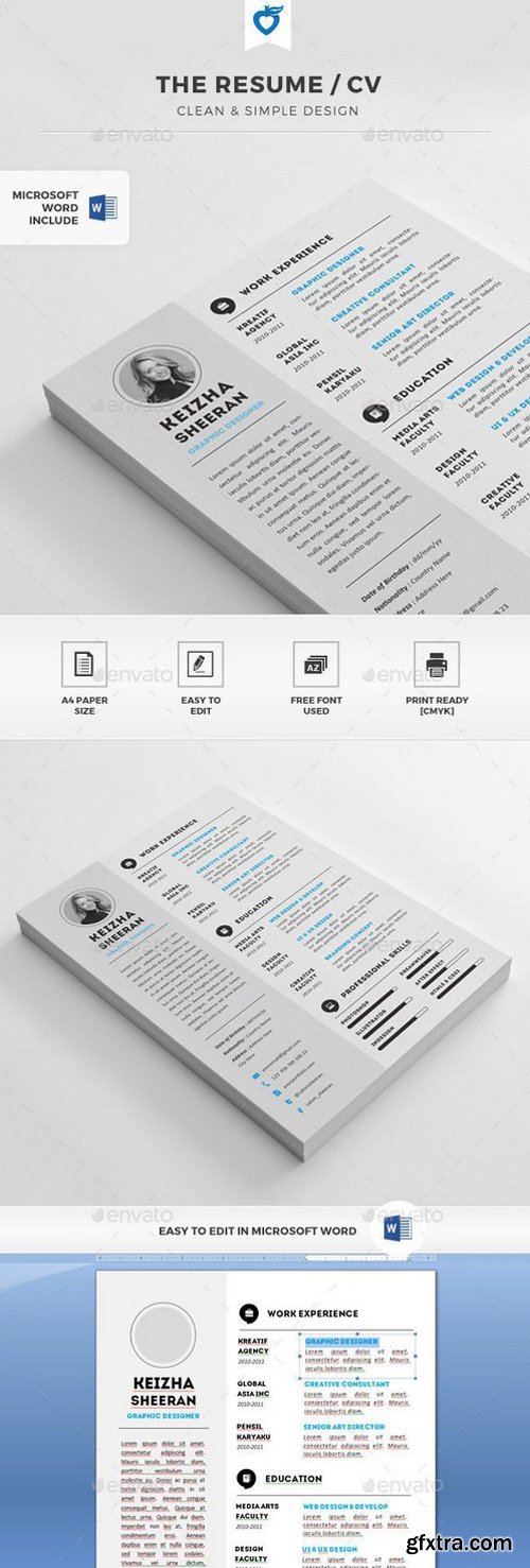 Graphicriver - 11408735 The Resumecv