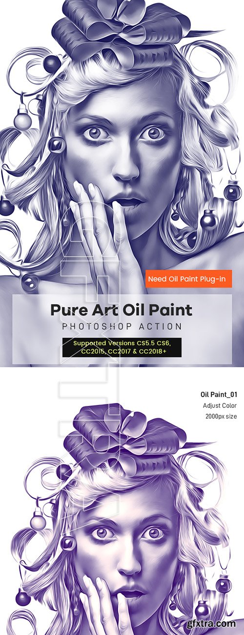 GraphicRiver - Pure Art Oil Painting Action 22599672