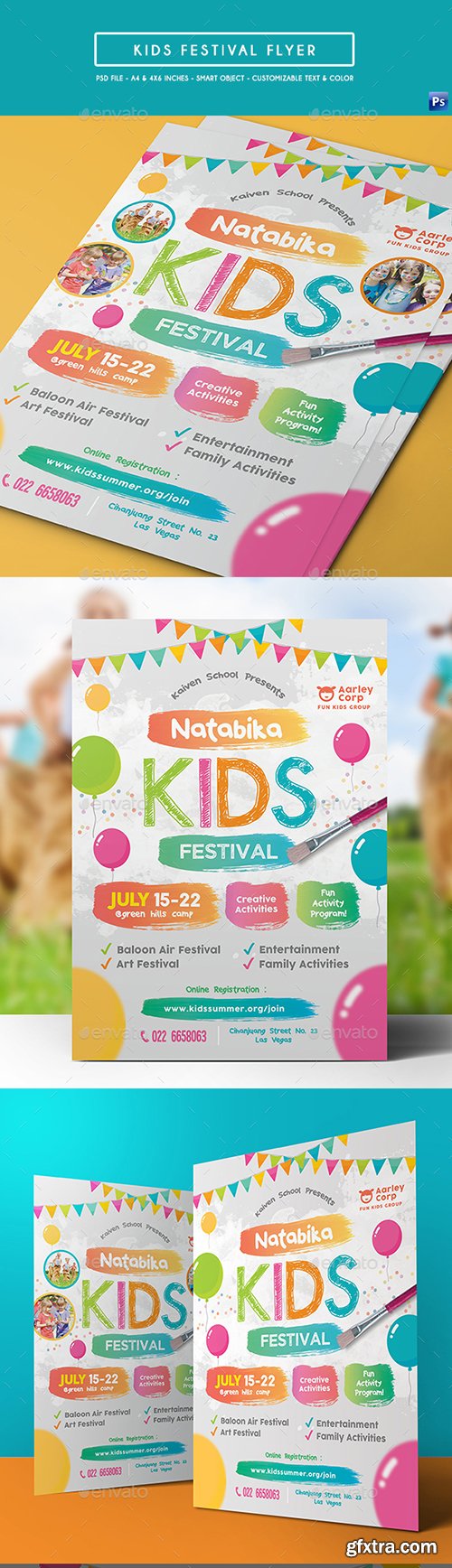 Graphicriver - Kids Festival Flyer 18953464