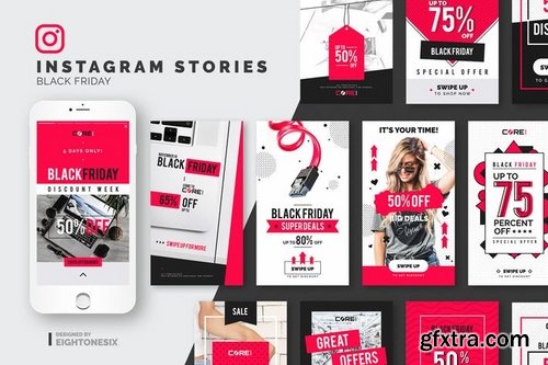 Black Friday Instagram Story Feed Templates