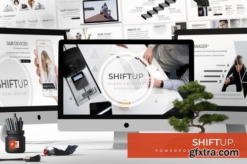 Shift Up - Powerpoint Keynote and Google Slides Templates