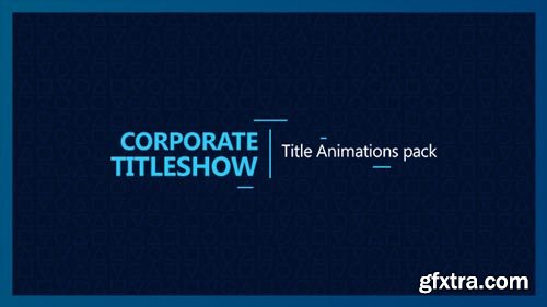 Videohive - Corporate Titleshow - 17362515