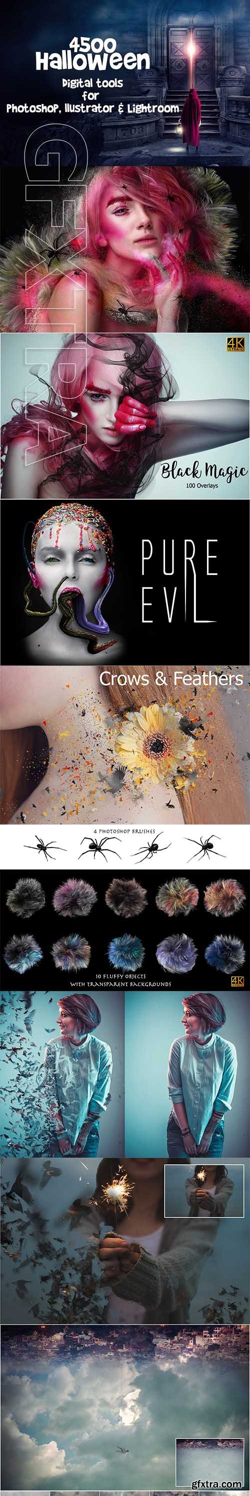 CreativeMarket - Halloween Bundle 2978883