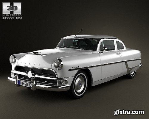 Hudson Hornet 2-door 1954 3D Model