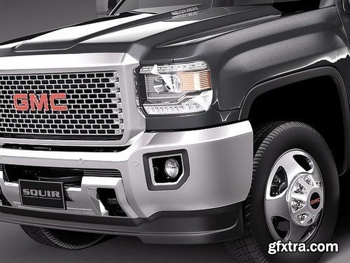 GMC Sierra HD 2015 3D Model