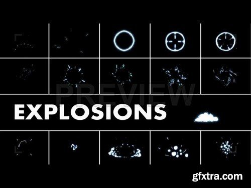 Explosion Elements Pack 2 Stock Motion Graphics 21807