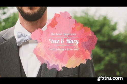 Watercolor Wedding Pack After Effects Templates 23509