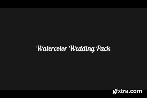 Watercolor Wedding Pack After Effects Templates 23509