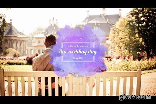 Watercolor Wedding Pack After Effects Templates 23509