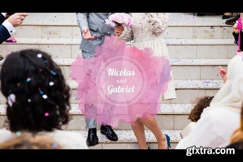 Watercolor Wedding Pack After Effects Templates 23509