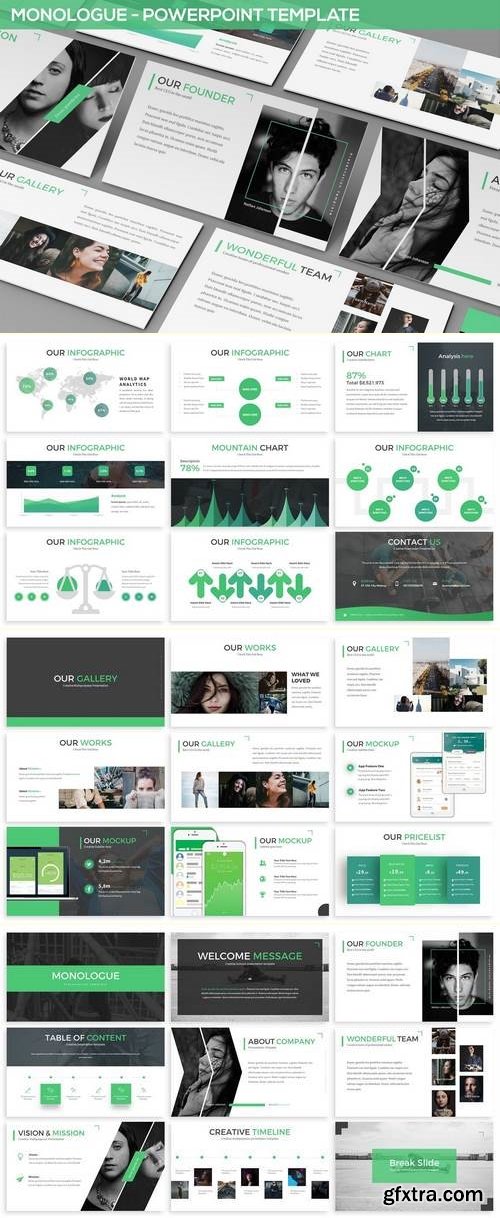 Monologue - Powerpoint Presentation Template