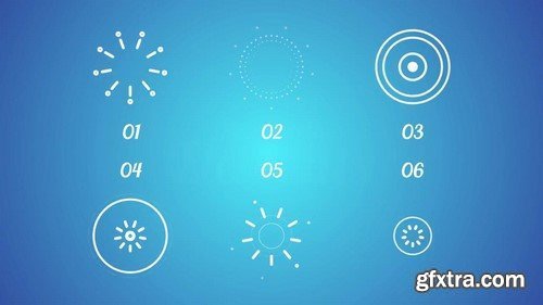 Circle Transitions and Elements After Effects Template 3770
