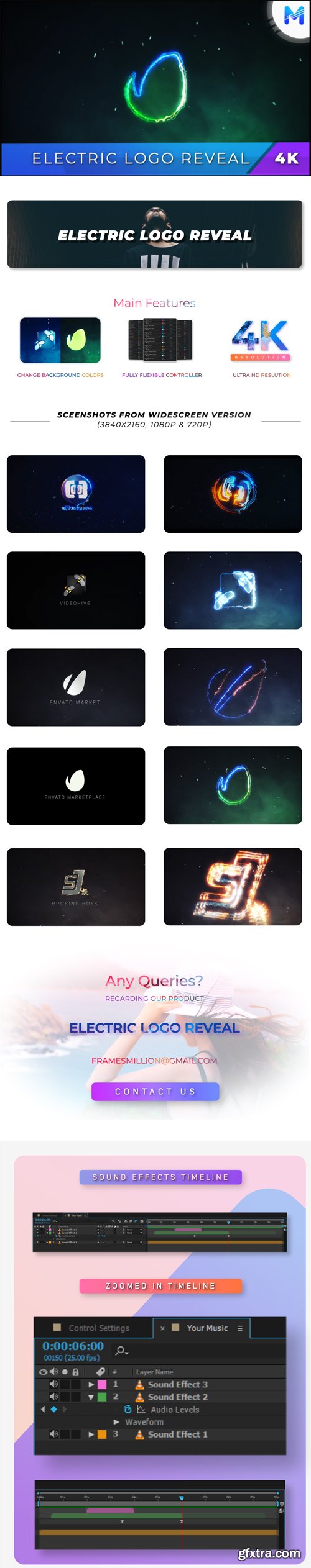 Videohive - Electric Logo Reveal - 22163840