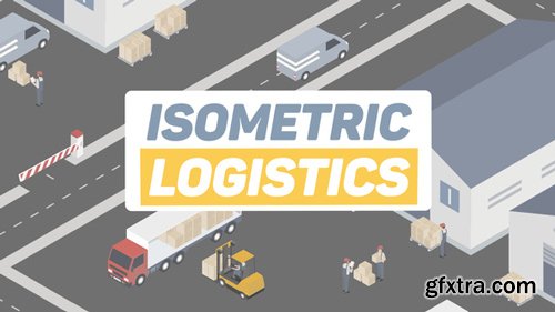 Videohive - Isometric Logistics - 22324616