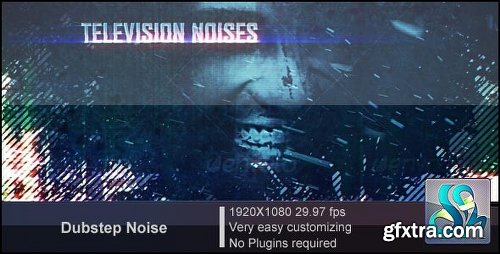 Videohive Dub Step Television Noise 2852856