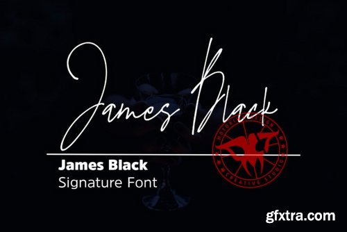 James Black Font