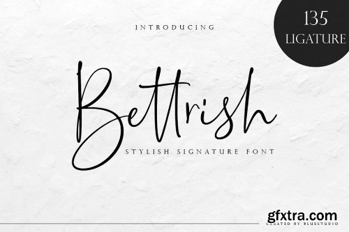 CreativeMarket Bettrish // Stylish Signature Font 2976559
