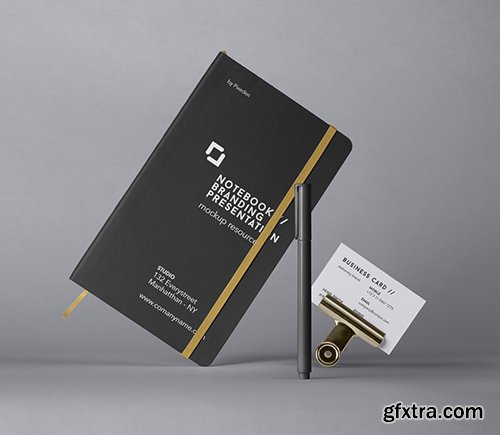 Psd Notebook Mockup Set Vol 4