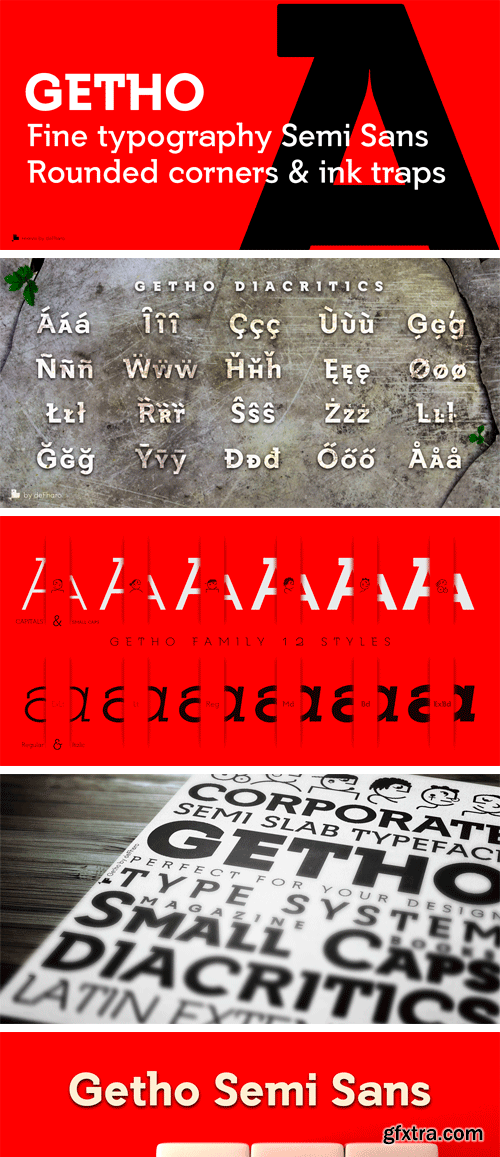 Getho Semi Sans Font Family