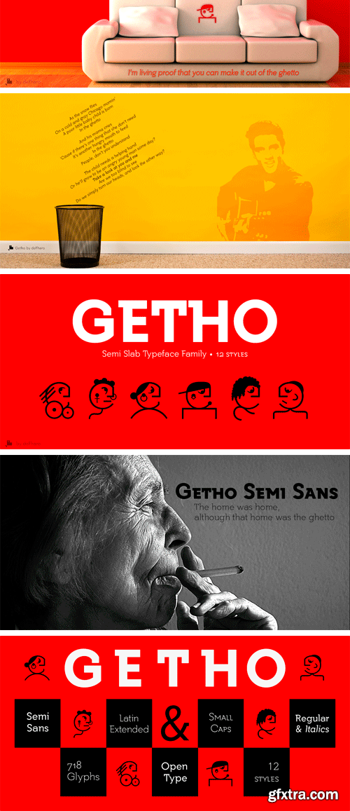 Getho Semi Sans Font Family