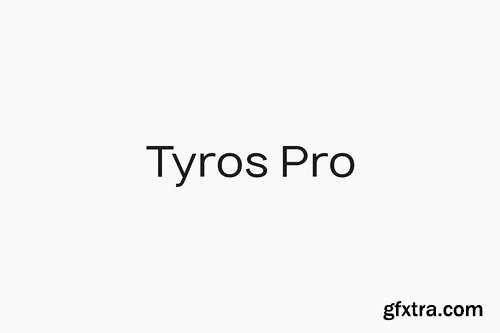 CM - TYROS Pro Modern Geometric Typeface 2989084